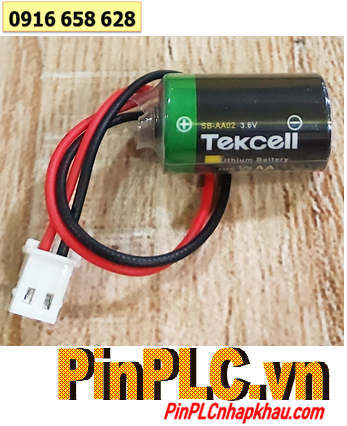 Tekcell SB-AA02 (ZẮC CẮM); Pin Lập trình KTS DELTA Tekcell SB-AA02 lithium 3.6v 1/2AA 1200mAh chính hãng